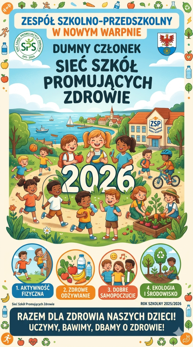 Zdjęcie: Zespół Szkolno-Przedszkolny w Sieci Szkół Promujących  Zdrowie