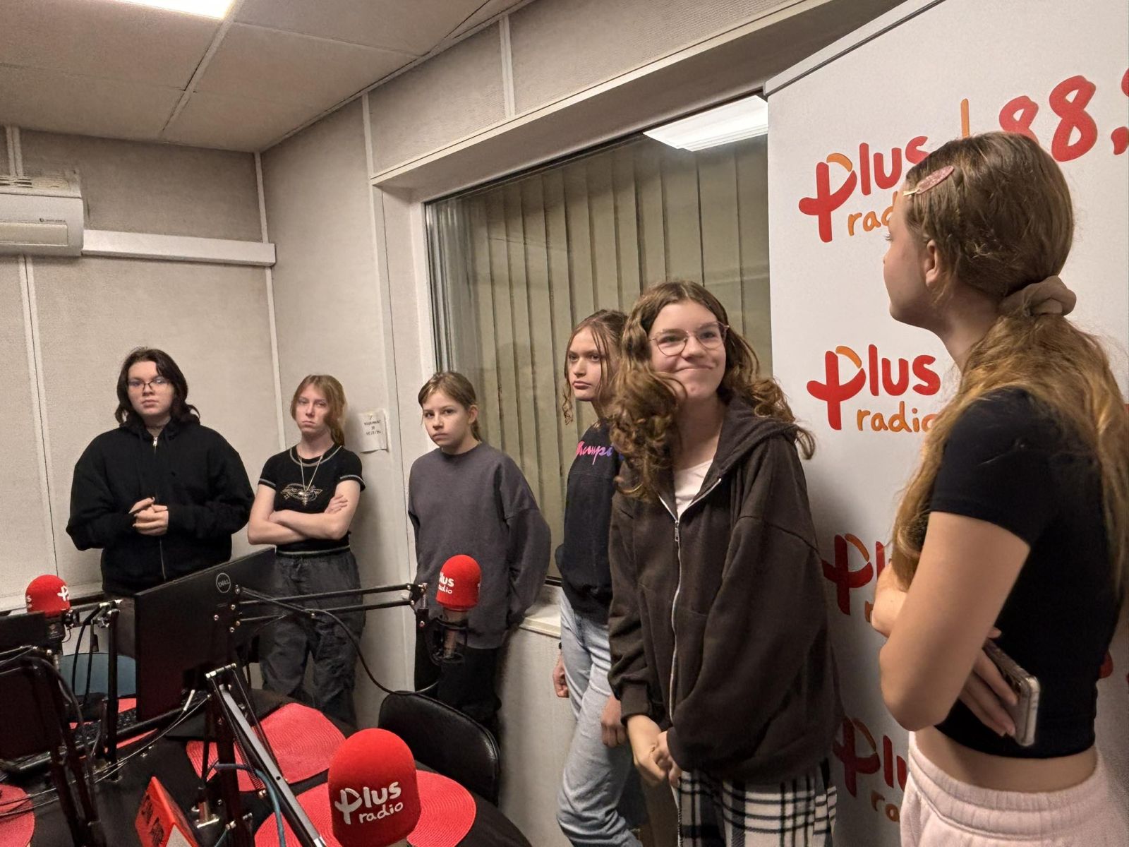 Zdjęcie: Wizyta w Radio Plus i wycieczka do stoczni.